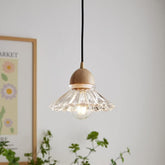 Vintage Single Made Glass Pendant Light